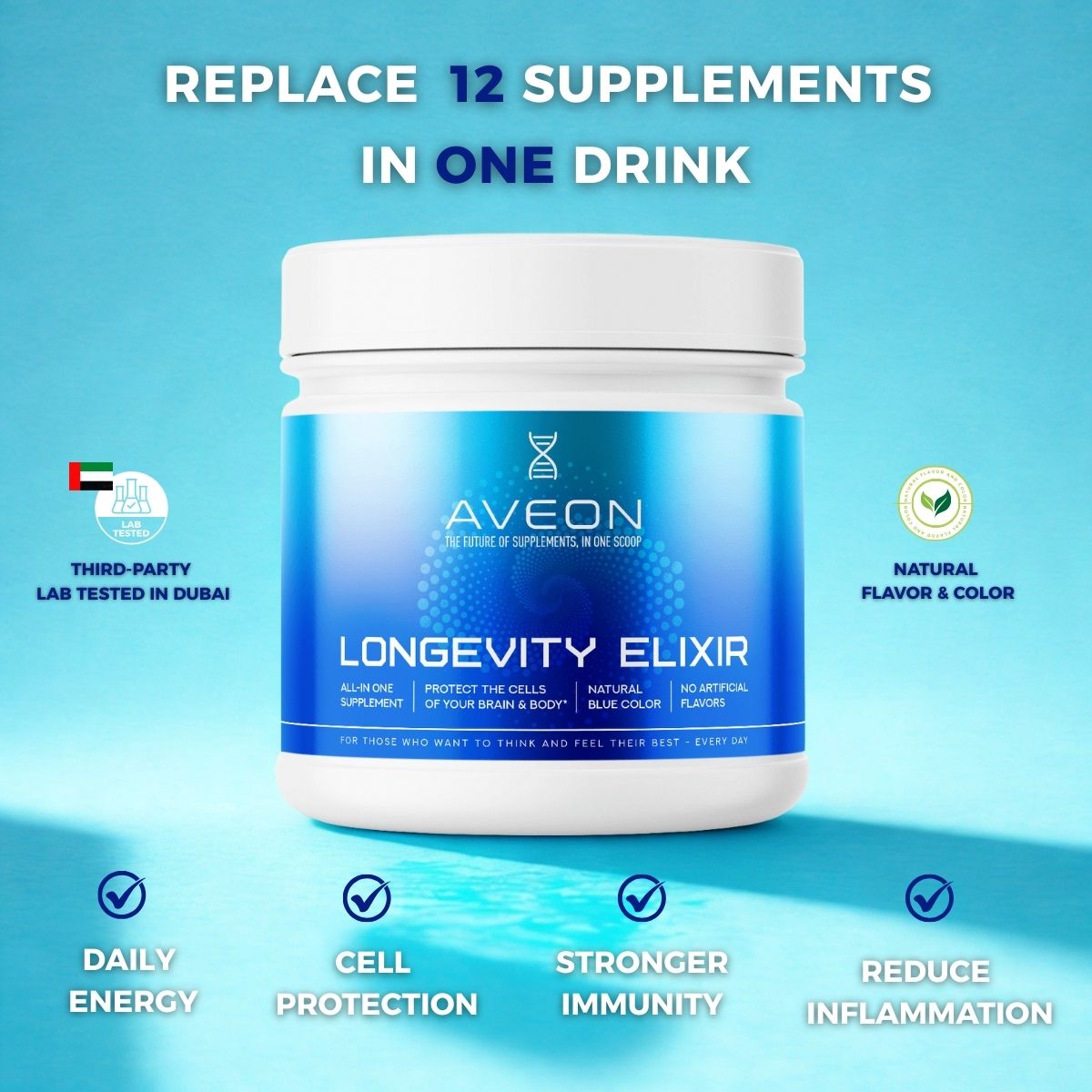 Daily Longevity Elixir: All-In-One-Supplement